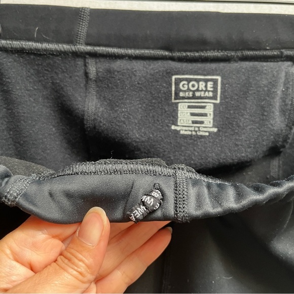 Gore Bike Wear windstopper Soft shell Fleece lined Athletic Leggings Sz L - Picture 9 of 14